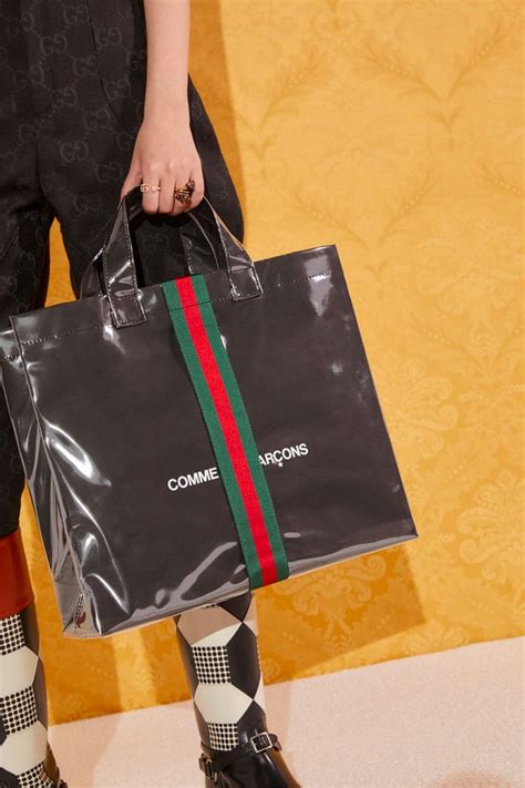 comme des garçons gucci|Gucci and Comme des Garcons launch their latest collaboration.